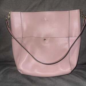 Bostanten Large Pink cowhide Leather LOTTY Hobo Tote Shoulder Bag